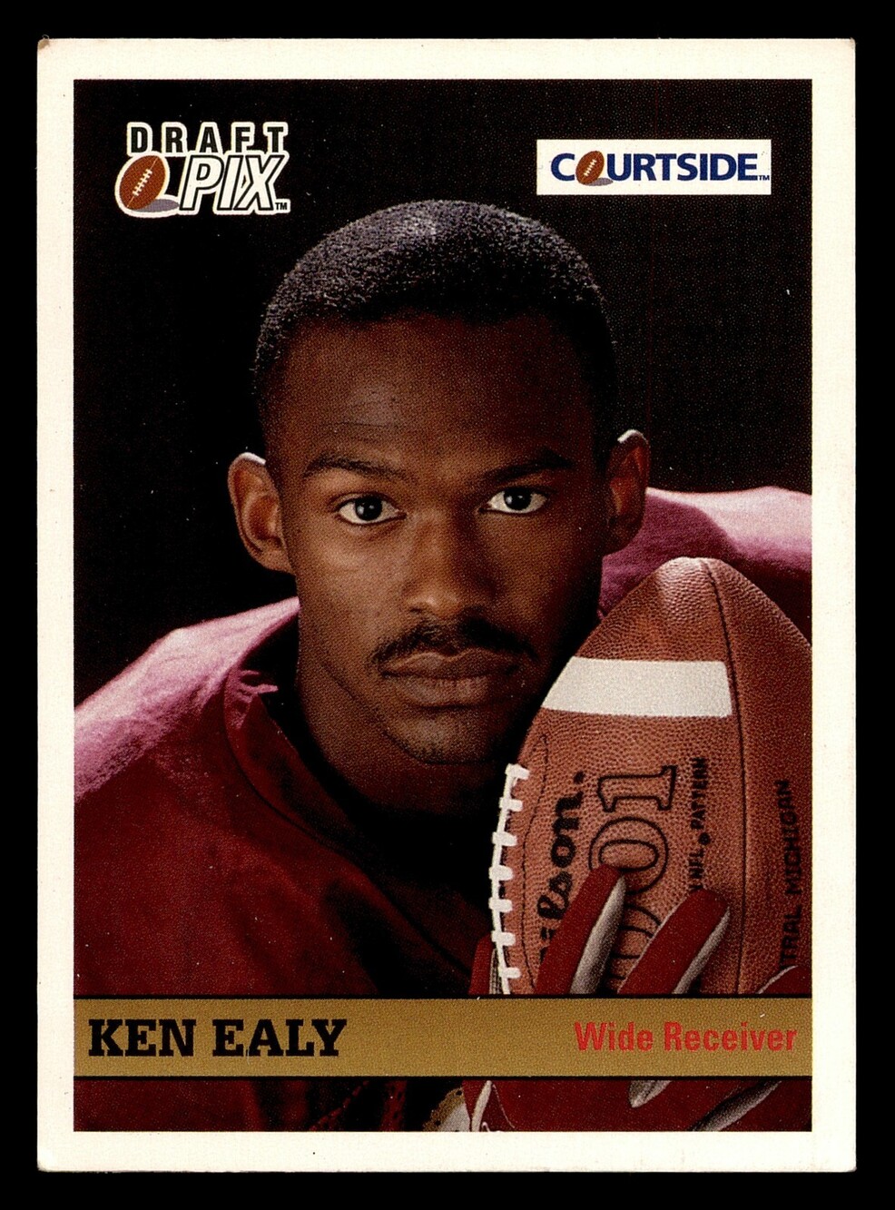 1992 Courtside Draft Pix #68 Ken Ealy Football Trading Card